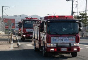 류석윤 소방서장, “소방차 길 터주기 동참” 당부