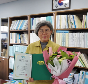 김명숙 충남도의원, 전국지방의회 친환경최우수의원 선정